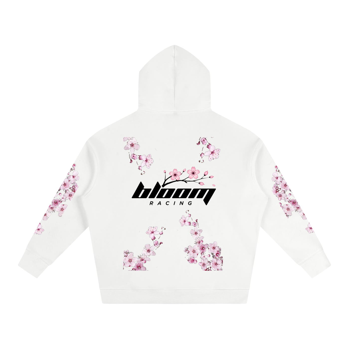 Classic Cherry Blossom Hoodie (White)
